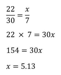 Proportion math problem