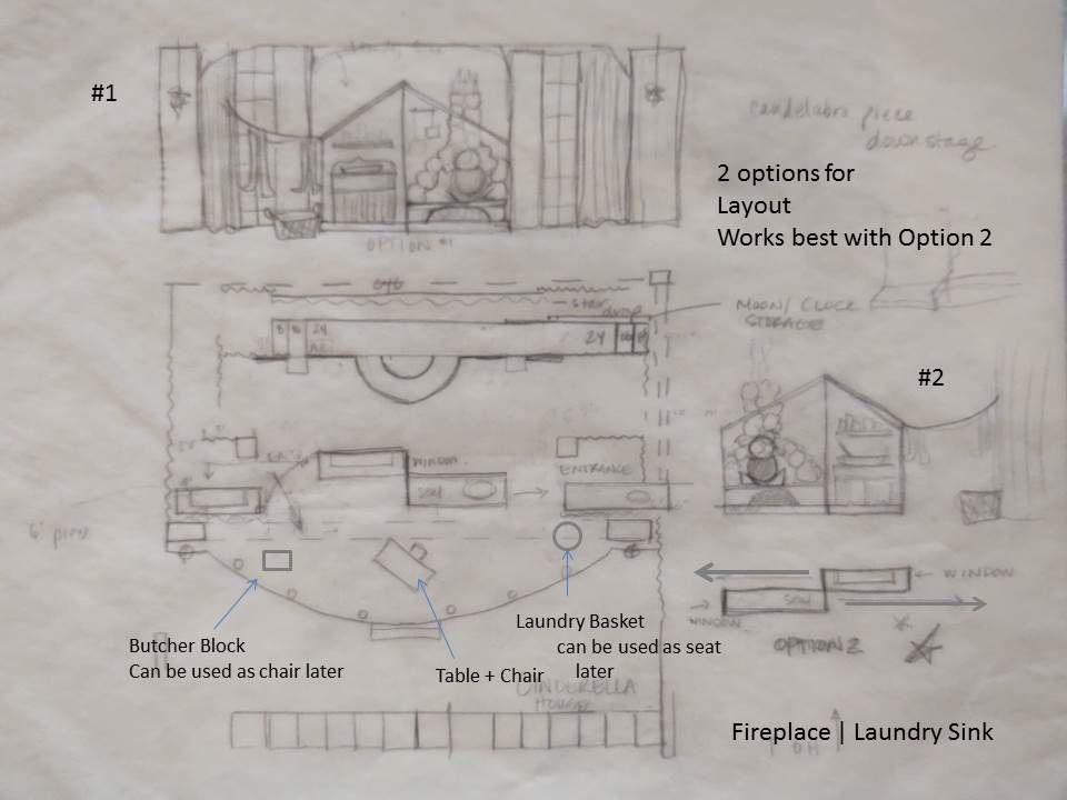Design Specific Sketch- Cinderella House- Lea Umberger
