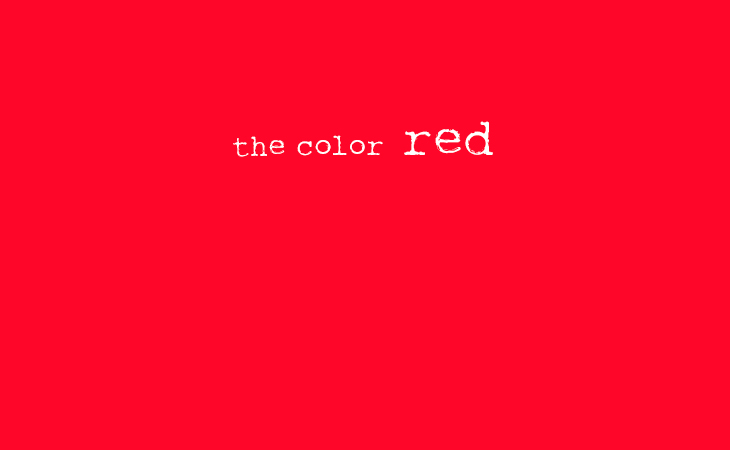 The Color Red BLOG #22 - Creative Pinellas