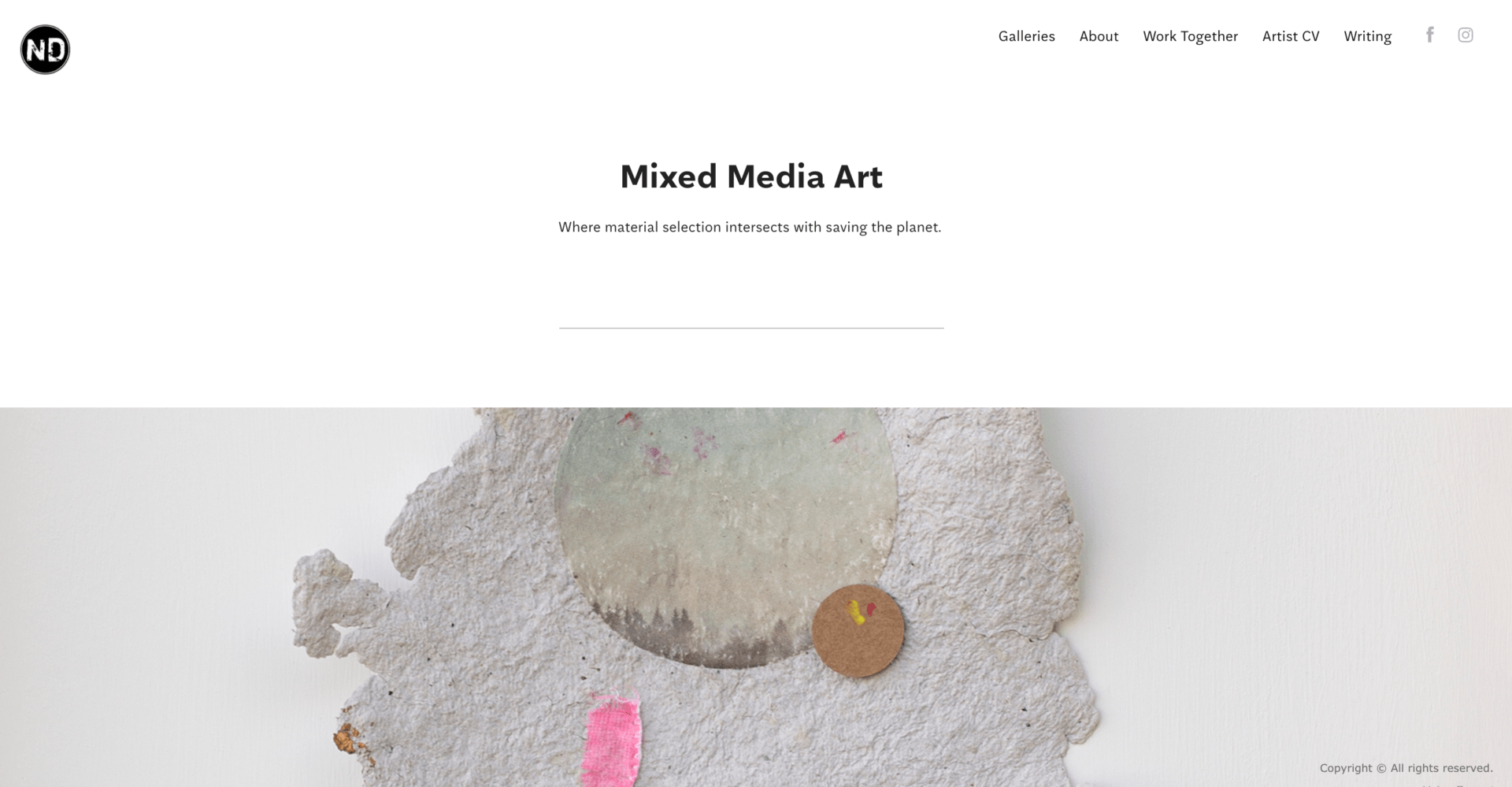 Artist Website Creative Pinellas