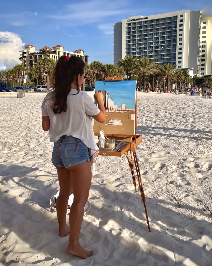 Margherita Tibaldo - beach painting