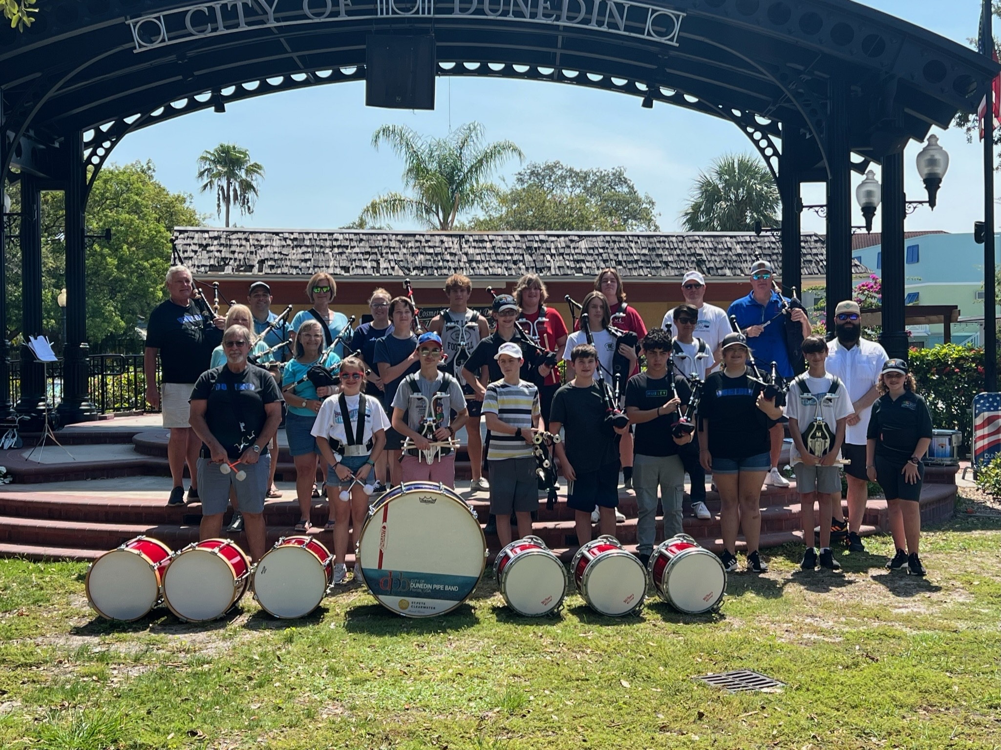 Dunedin Tide Summer school for piping & drumming - Creative Pinellas